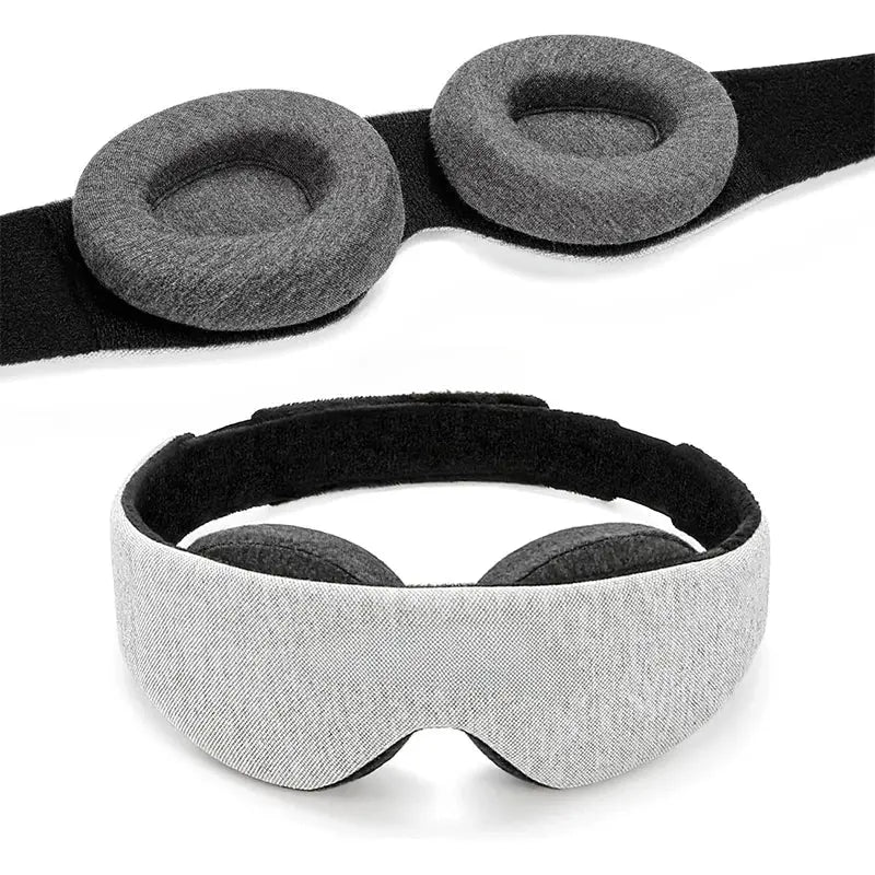 Formet 3D-sovemaske med justerbar rem