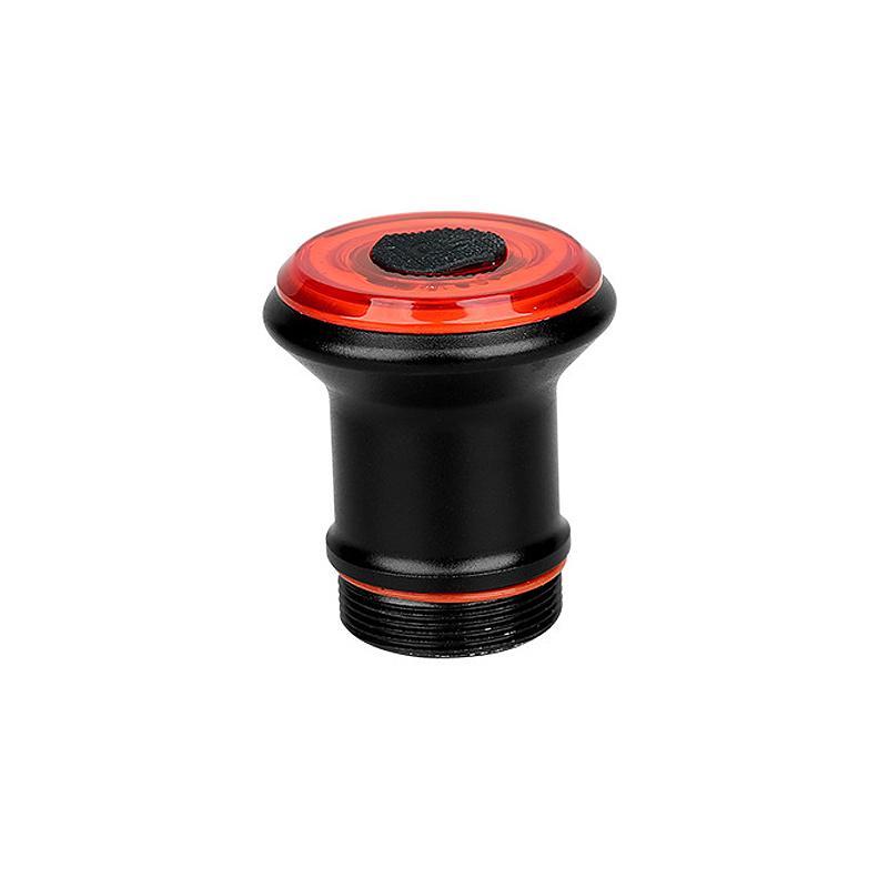 Genopladelig cykelbaglygte med automatisk bremselys