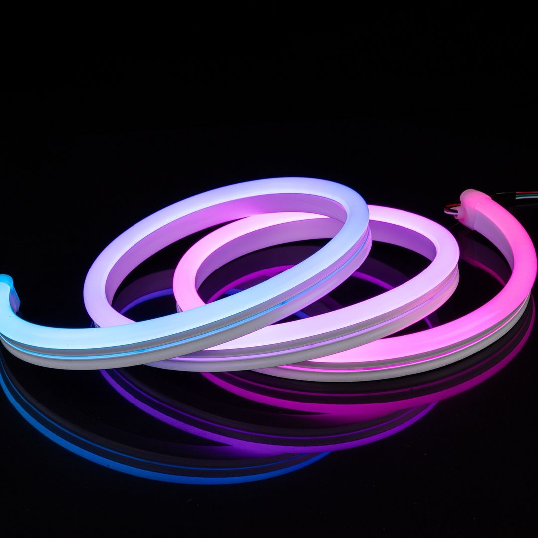 Farverig LED-stemningsbelysning