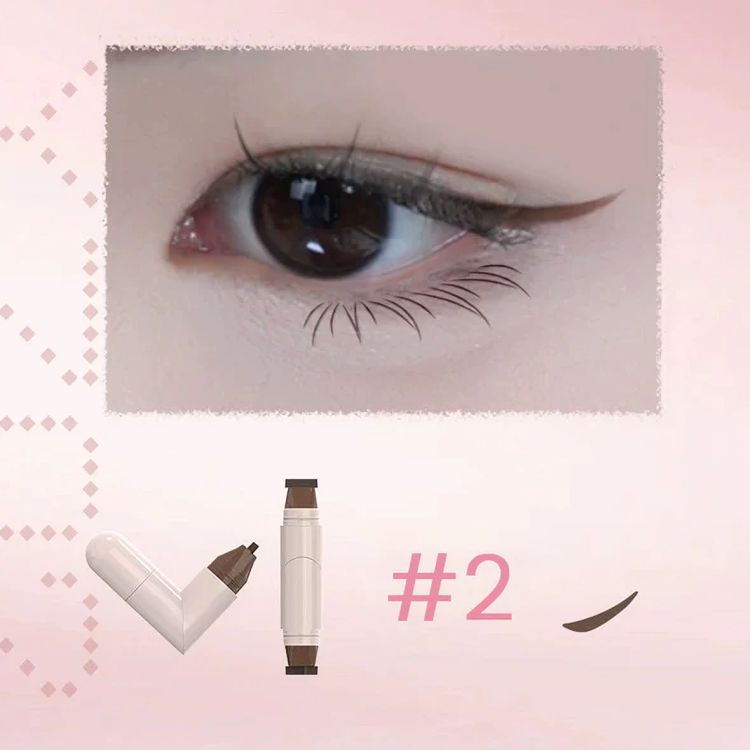 Eyelinerstempel til ensartede vinger