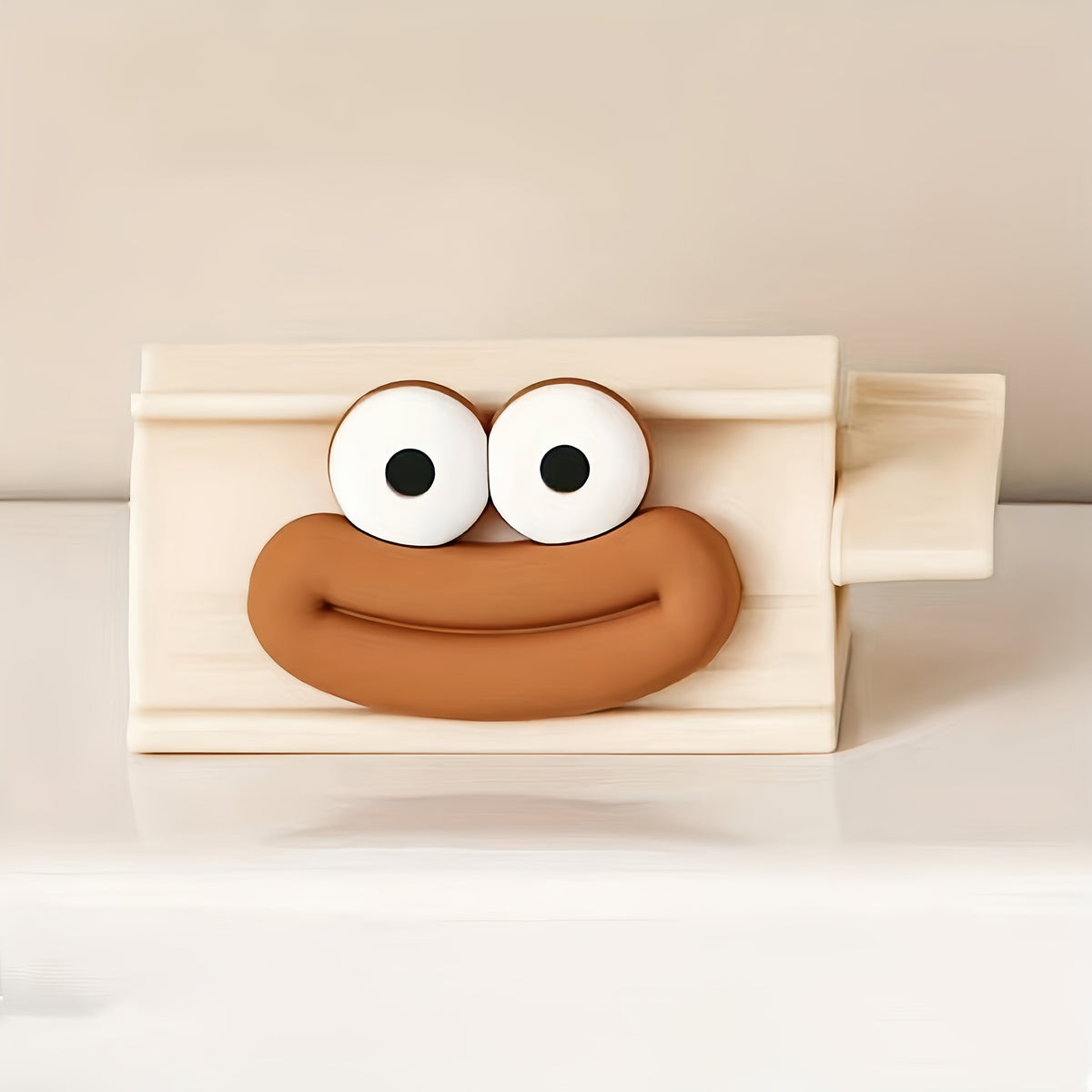 Tubeklemme med figurmotiv til tandpasta