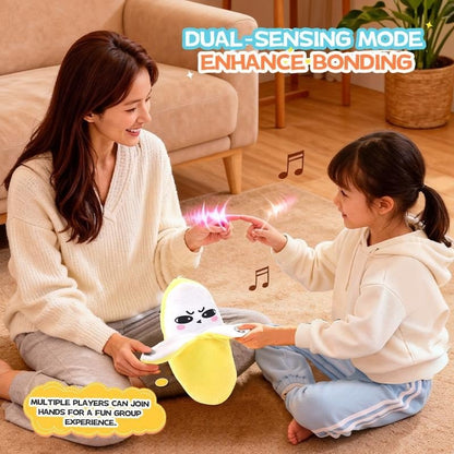 Interaktiv musik-bamse med frugtdesign