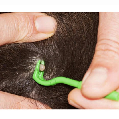 Fjernelsesværktøj til flåter hos hunde og andre kæledyr