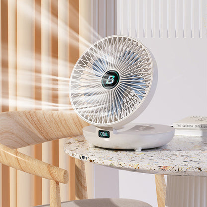 Kompakt justerbar ventilator til luftcirkulation