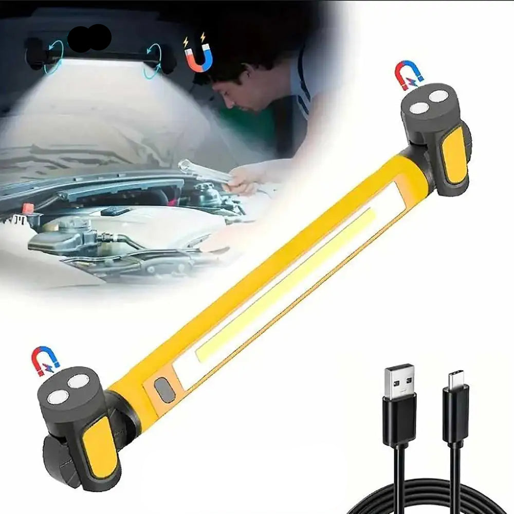 Genopladelig LED-arbejdslampe med magnetfod
