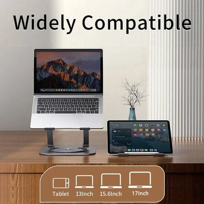 360° drejelig laptopstander i aluminium