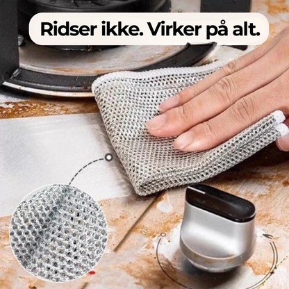 Opvaskeklude af ståltråd – 5 stk.