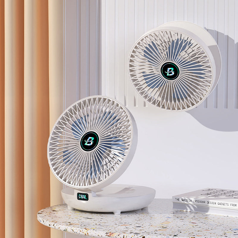 Kompakt justerbar ventilator til luftcirkulation