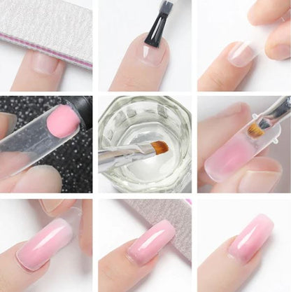 Polygel neglesæt til manicure derhjemme