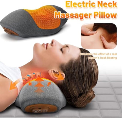 Ergonomisk nakkemassager med varmefunktion