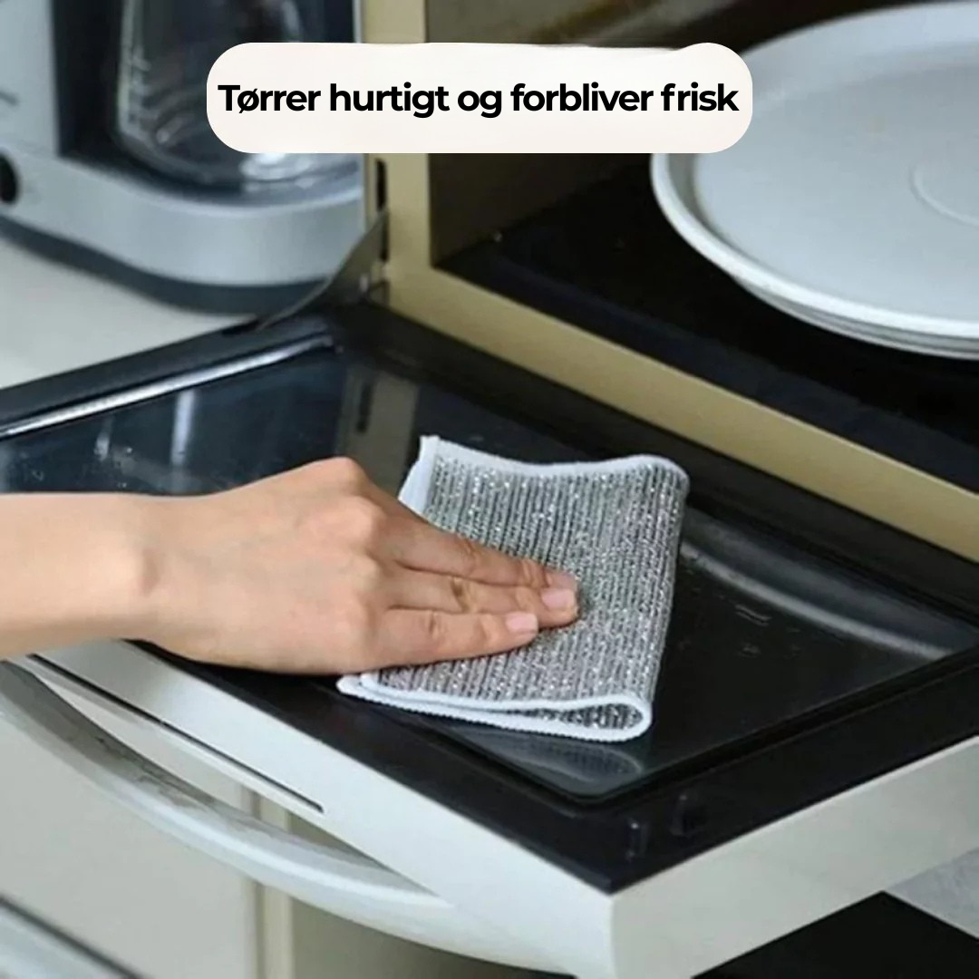 Opvaskeklude af ståltråd – 5 stk.