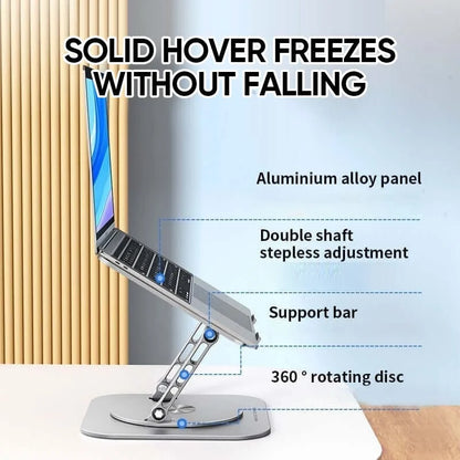 360° drejelig laptopstander i aluminium