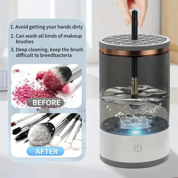 Elektrisk makeupbørsterenser