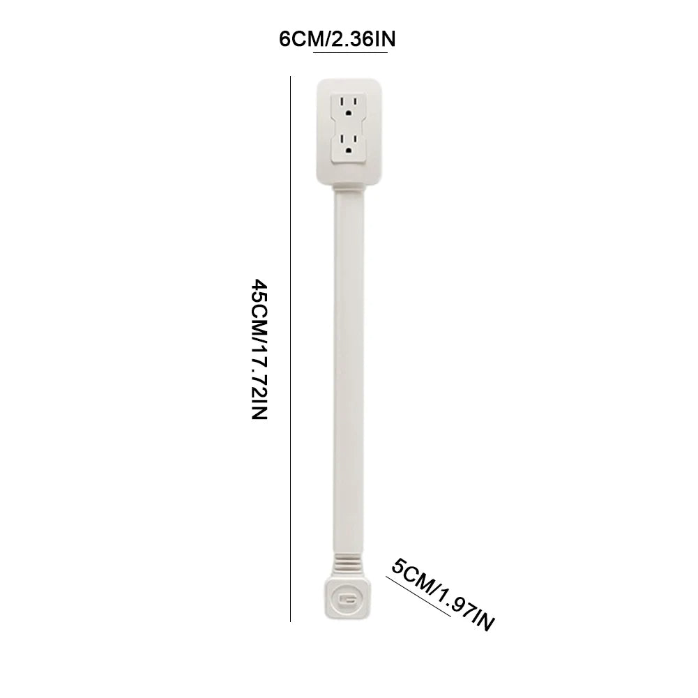 Stikkontakt-forlænger med USB-porte