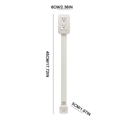 Stikkontakt-forlænger med USB-porte
