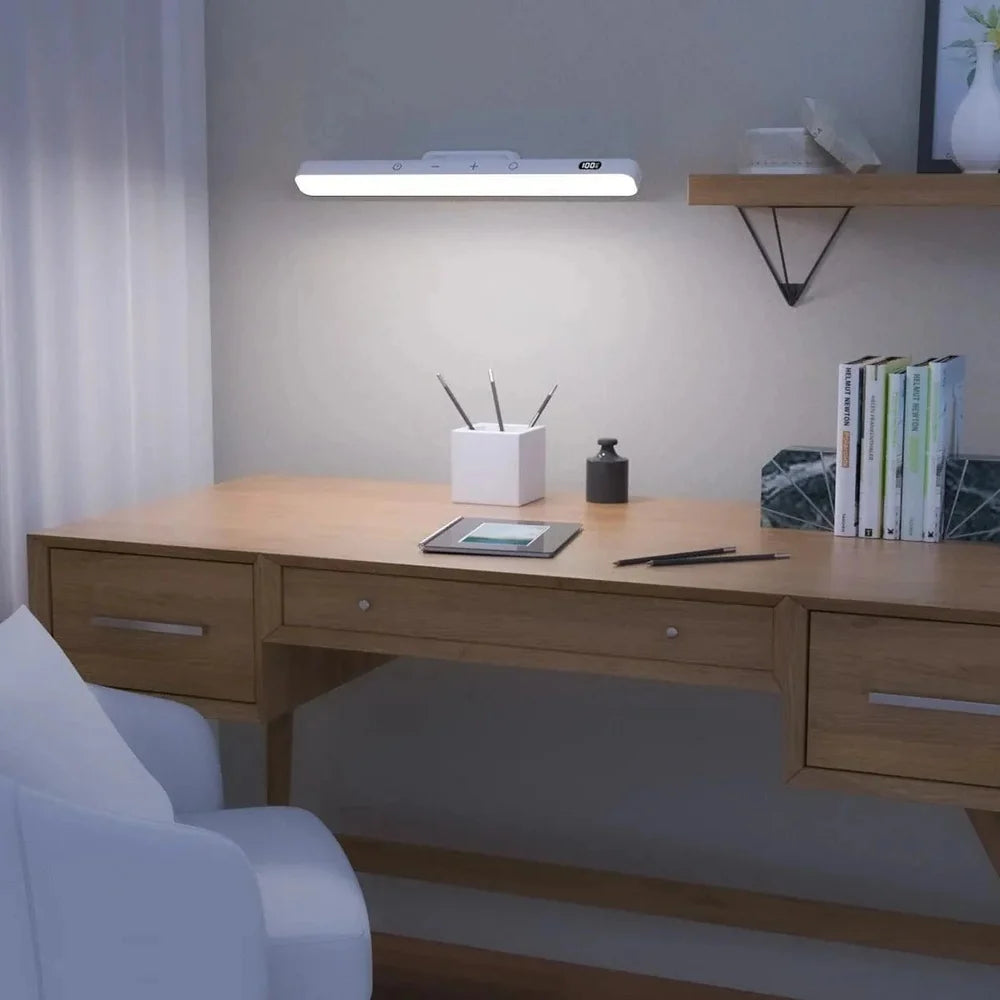 Genopladelig magnetisk LED-lyslist med touchbetjening – 30 cm