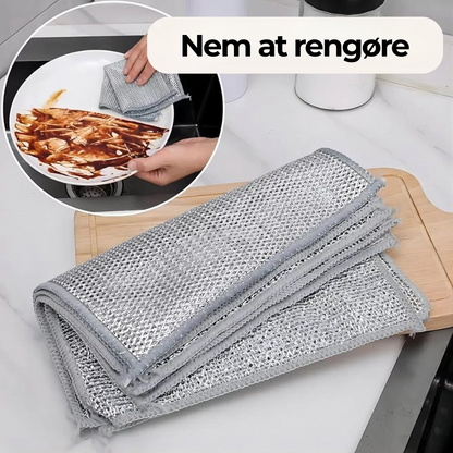 Opvaskeklude af ståltråd – 5 stk.