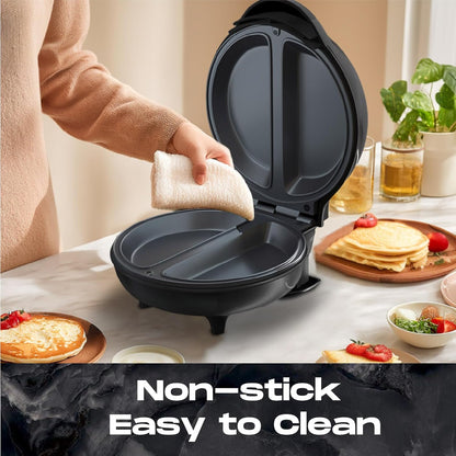 Dobbelt omeletmaskine med non-stick-plader – 750 W – produktbillede 5