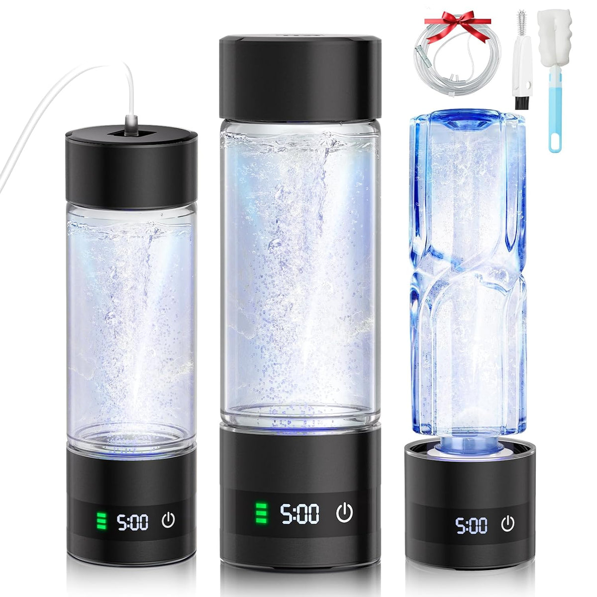 Genopladelig vandflaske med hydrogenfunktion – produktbillede 1