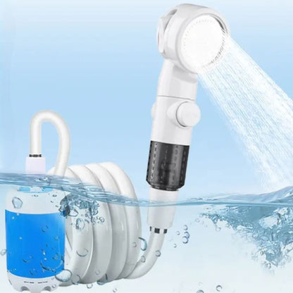 Transportabel bruser med USB-vandpumpe