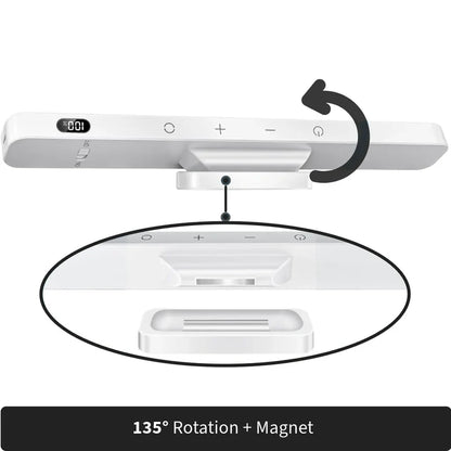 Genopladelig magnetisk LED-lyslist med touchbetjening – 30 cm