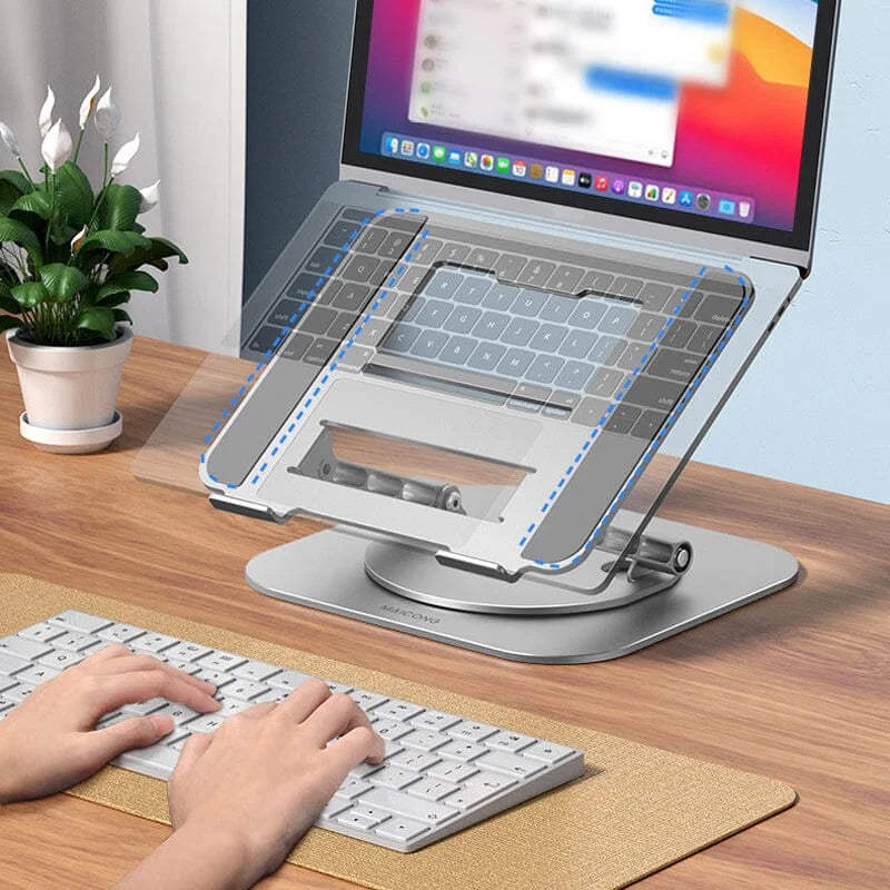 360° drejelig laptopstander i aluminium