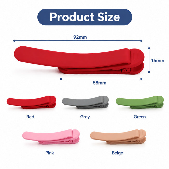 Silikonebogmærker med sideholder – 3 stk., 12 cm
