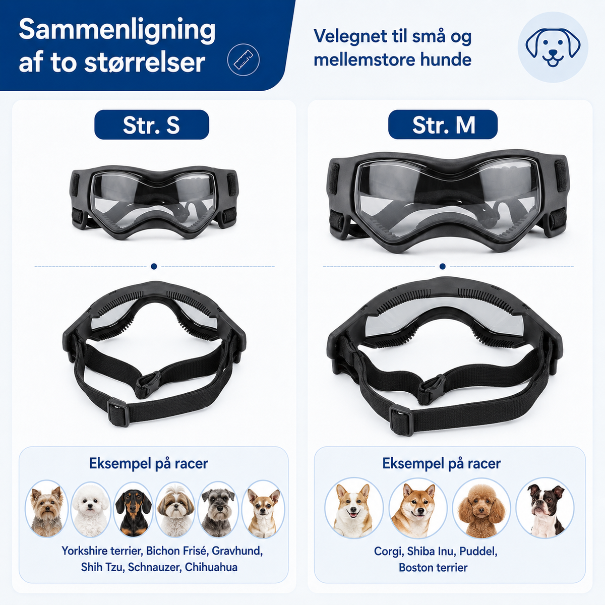 Denbark Hundebriller – UV-beskyttelse mod Vind og Sol