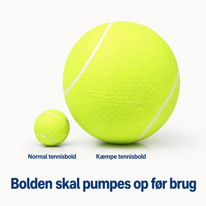 Kæmpe Tennisbold til Hund - XXL - 24 cm i Diameter