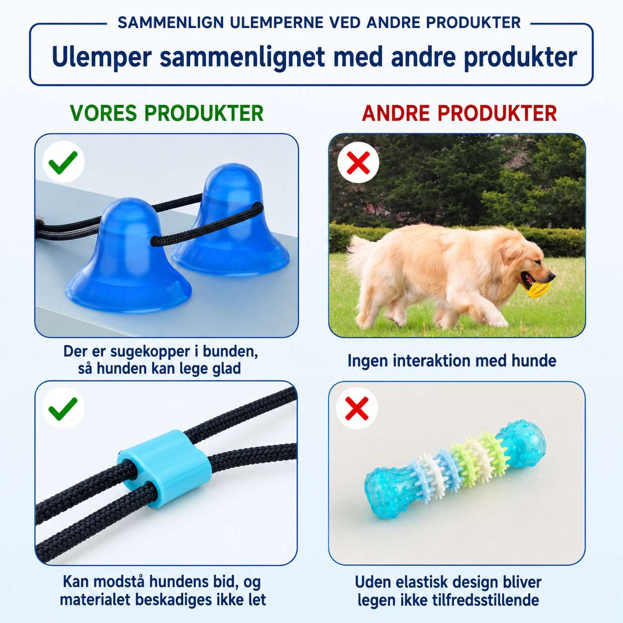 Sugekop Legetøj til Hund
