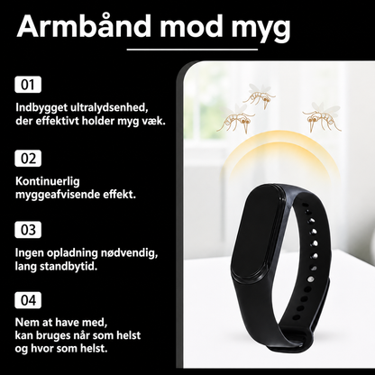 Armbånd mod myg med ultralydsteknologi