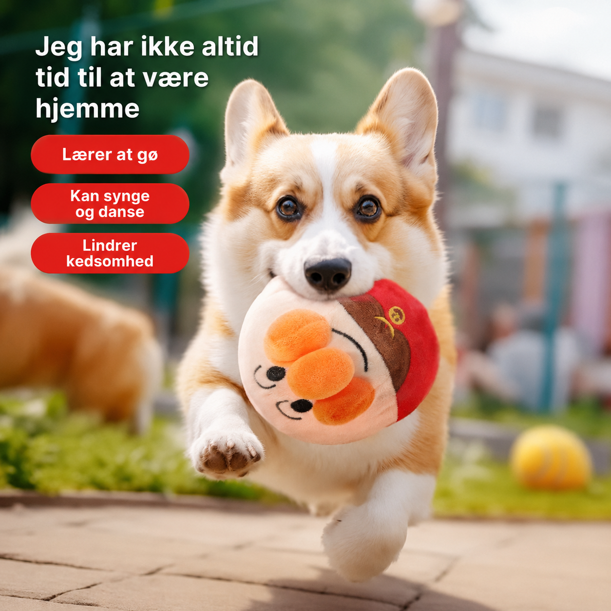 Interaktiv Hundebold med Lyd