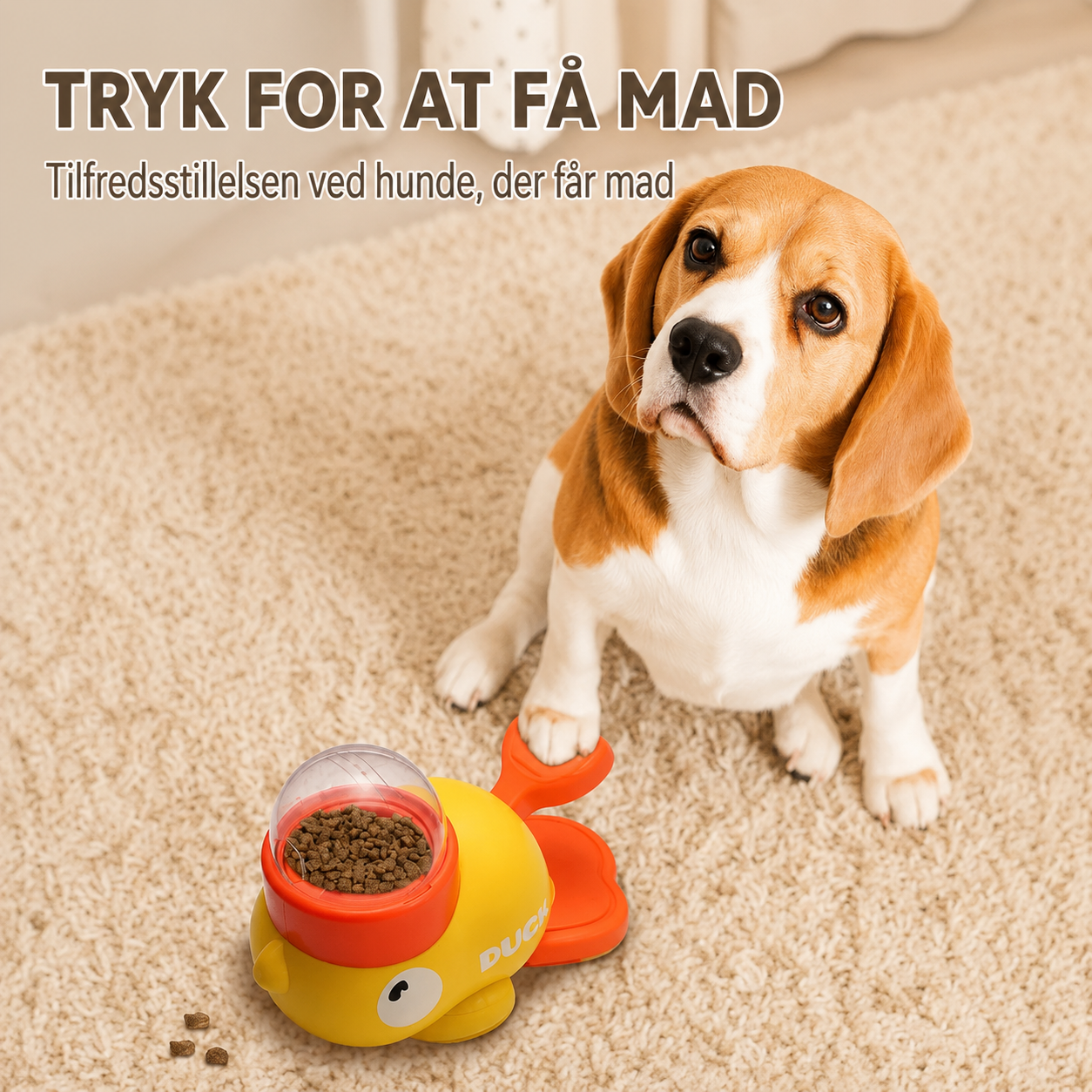 Andeformet Slow Feeder til Hund