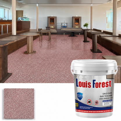 Vandfast skridsikker epoxygulvmaling med blank finish