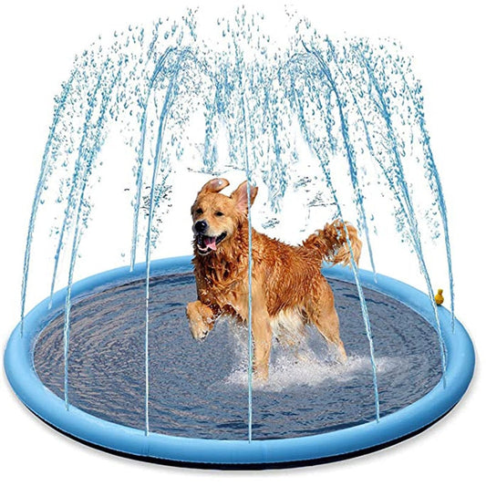 Vandsprinklermåtte til hunde med slangetilslutning