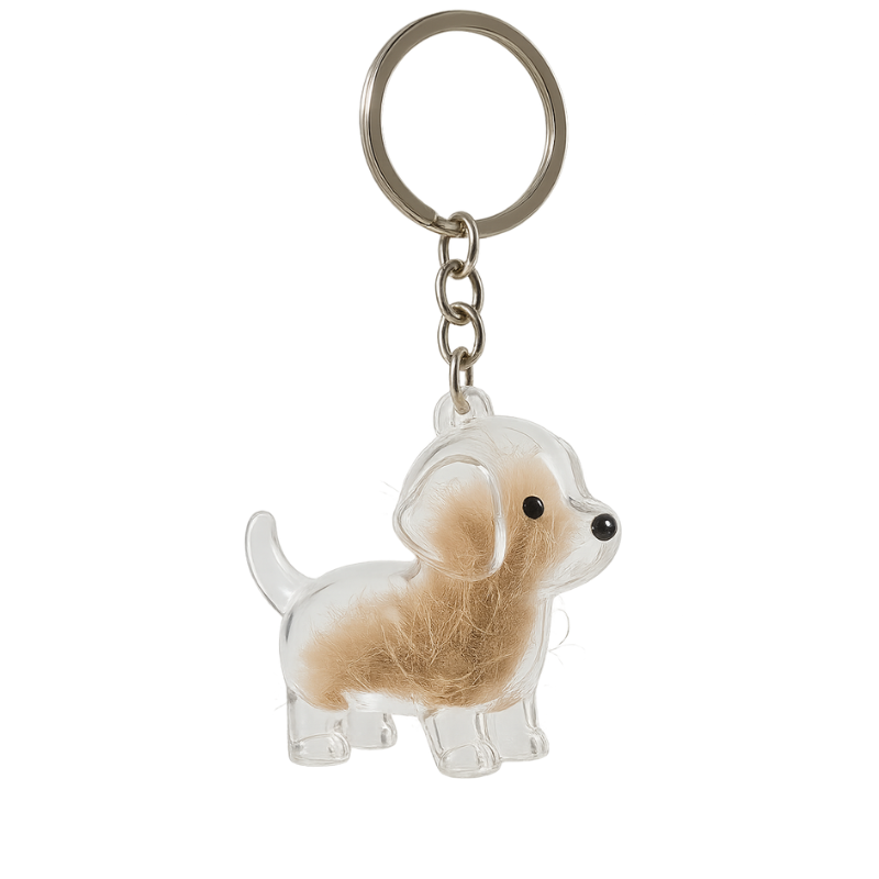 Nøglering med Hundedesign | 3-pak Mindesmærke