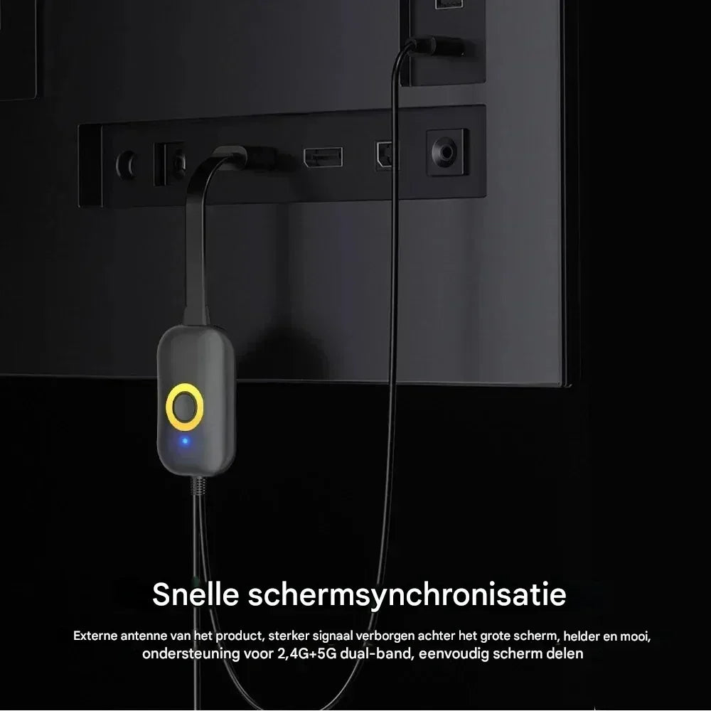 Trådløs HDMI-skærmadapter til streaming