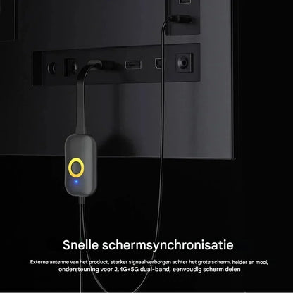 Trådløs HDMI-skærmadapter til streaming