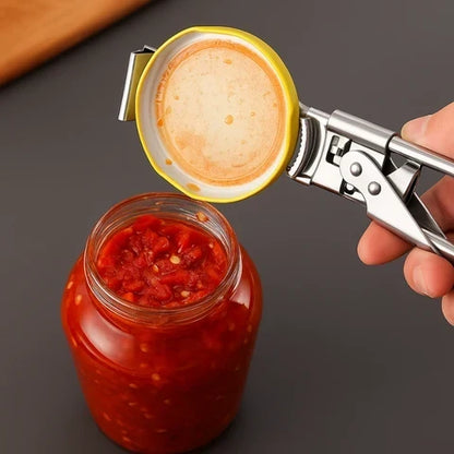 Justerbar glas- og flaskeåbner i rustfrit stål