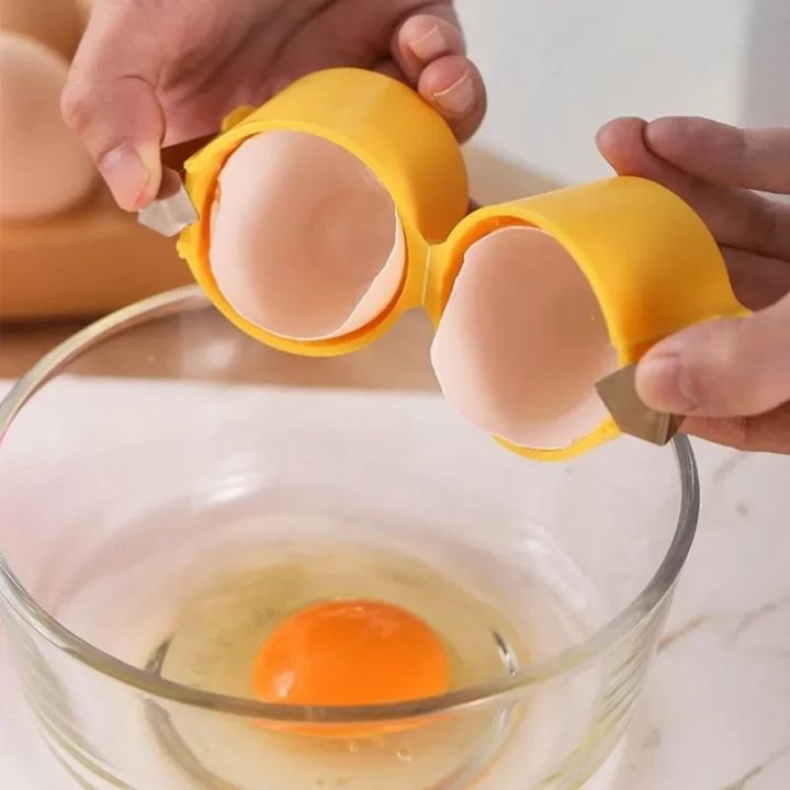 Æggeåbner og æggeblommeseparator