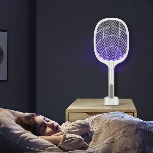 Elektrisk fluesmækker og UV-insektlampe – 3000 V, USB