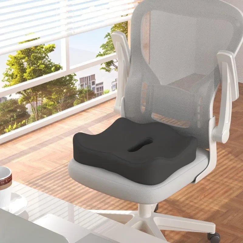 Ergonomisk sædepude i memoryskum med skridsikker bund