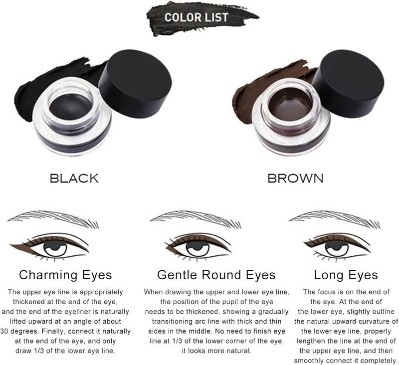 Langtidsholdbar eyeliner med præcisionsspids