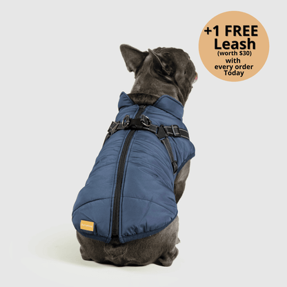 3-i-1 vinterjakke til hund med integreret sele – produktbillede 6