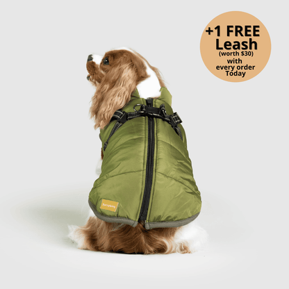 3-i-1 vinterjakke til hund med integreret sele – produktbillede 9