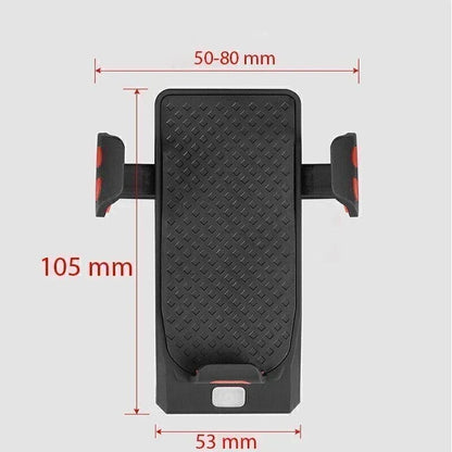 LED-cykellygte med telefonholder, powerbank og horn