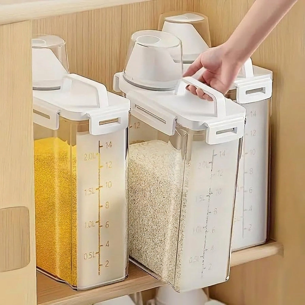 Lufttæt opbevaringsbeholder i PP-plast – 2,5 liter