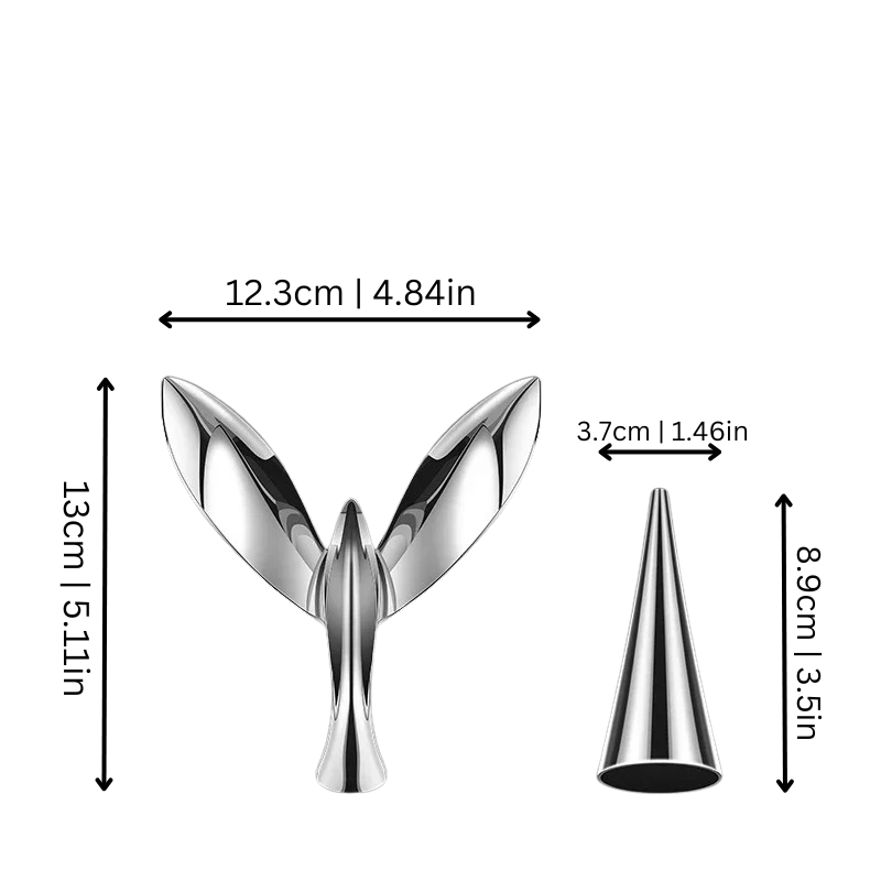 Balancerende flaskeåbner i fugledesign