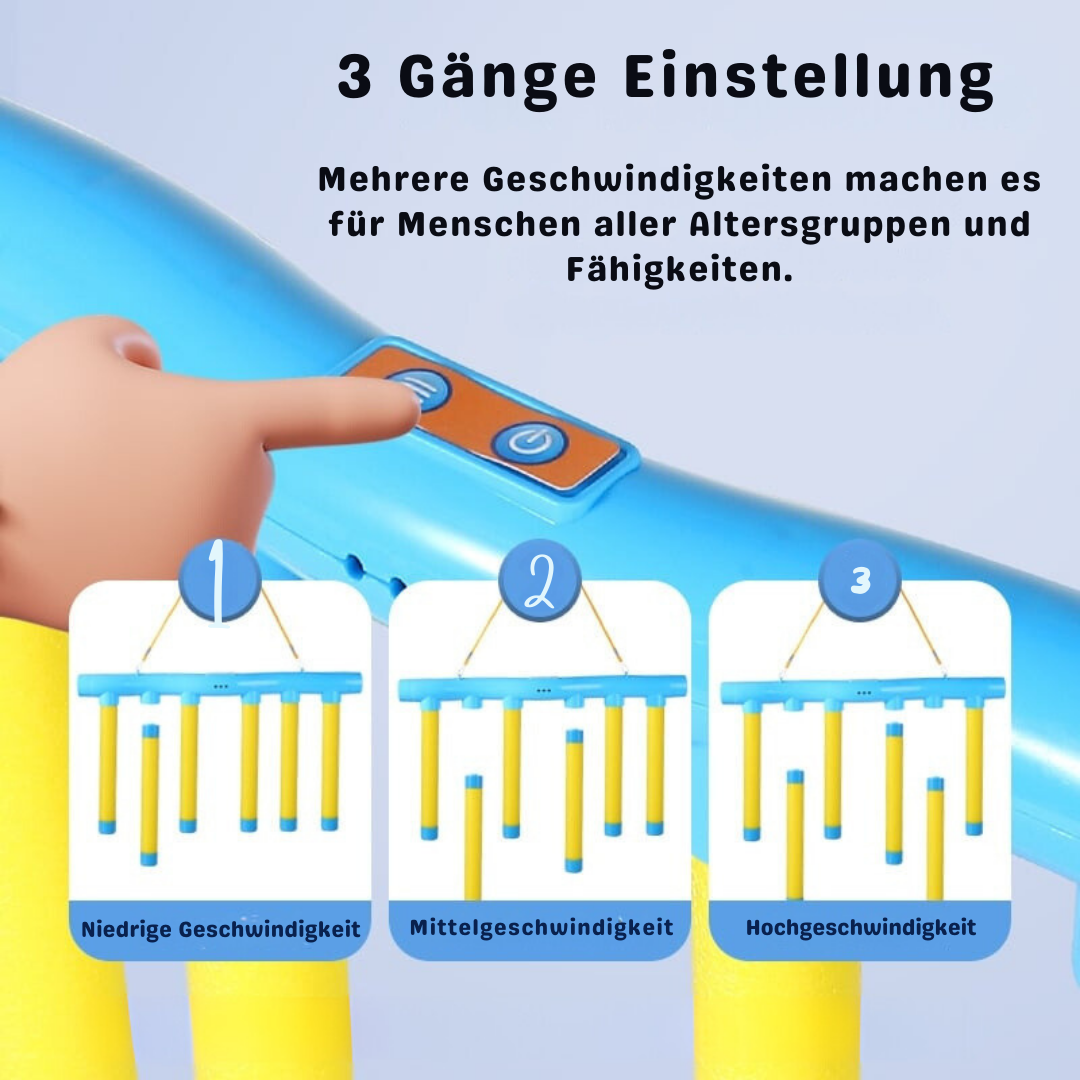 Elektronisk reaktionsspil med justerbar hastighed