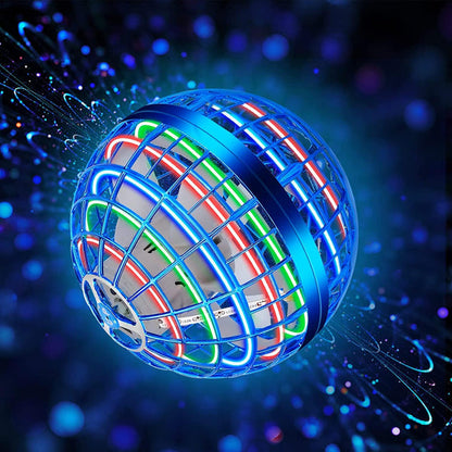 Flyvende LED-bold med håndstyrede tricks